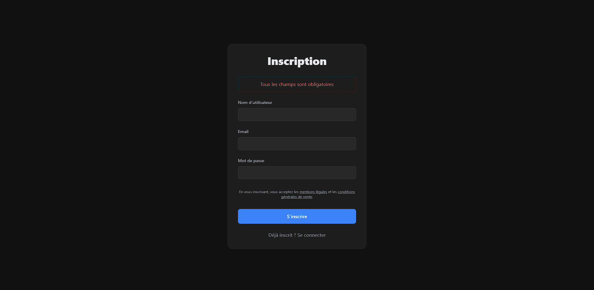 Formulaire d'inscription sur hn21.xyz pour un serveur Minecraft gratuit